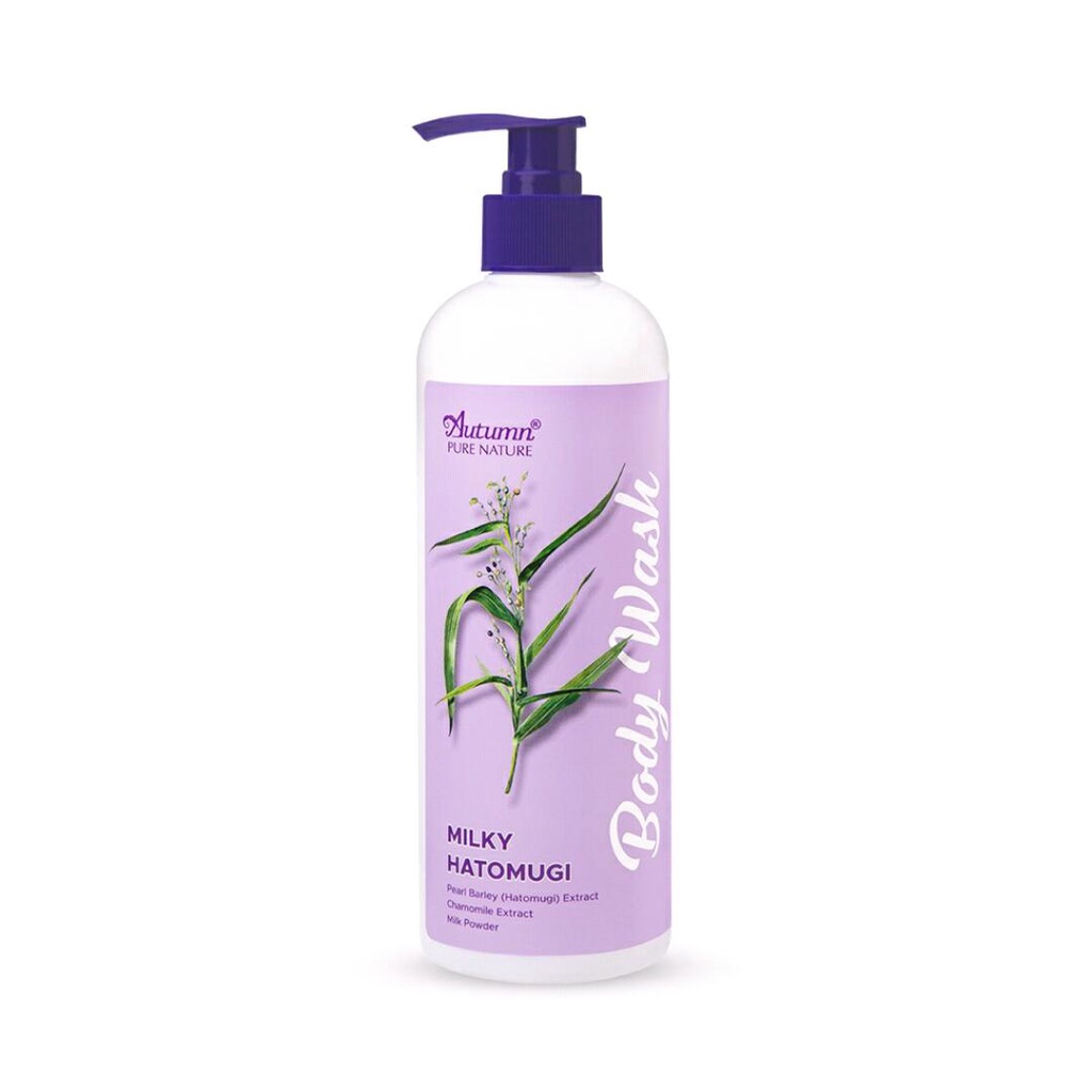 Autumn Milky Hatomugi Conditioner Body Wash 500 ml Melembabkan Kulit &amp; Mencegah Kemerahan