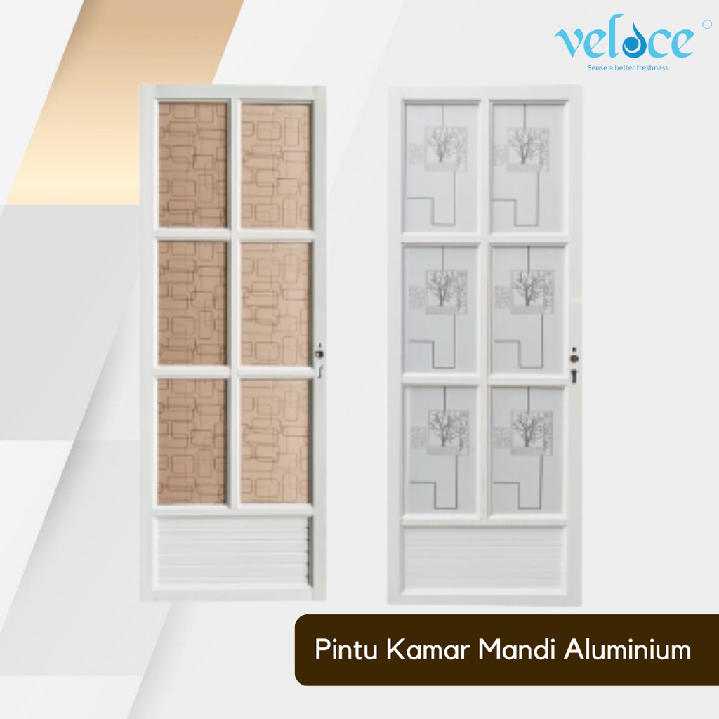 Jual VELOCE Pintu Kamar Mandi | Pintu Kamar Mandi Aluminium PREMIUM
