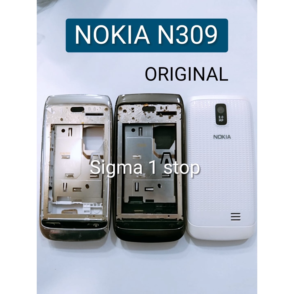 NOKIA ASHA N309 309 CASING + TULANG  HOUSING  CASE  SARUNG PINGGANG  COVER  DOMPET HP KESING FULL SE