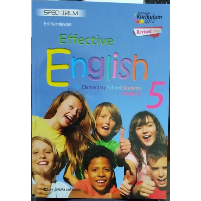 Buku Effective English for Elementary School Students Grade 5 - Bahasa Inggris SD Kelas 5