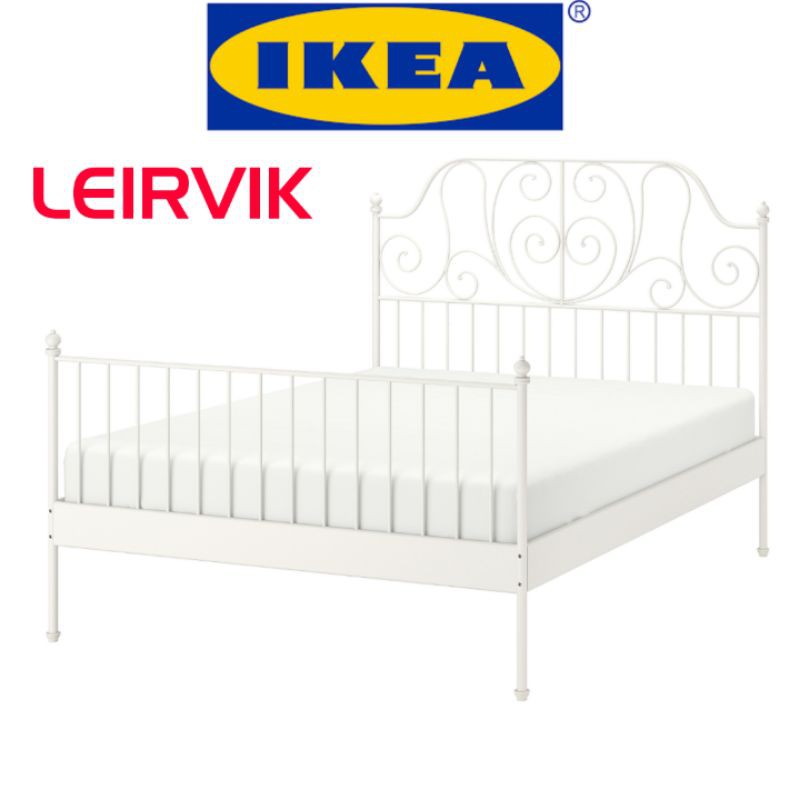 ( FREE ONGKIR ) LEIRVIK Rangka Tempat Tidur / Ranjang Baja IKEA