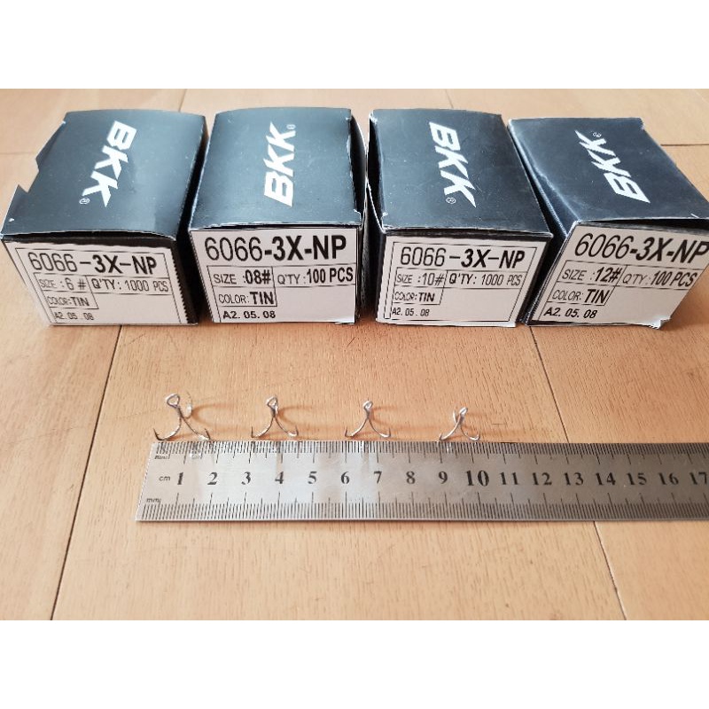 treble hook bkk 3x / x3 seri 6066-3x-np eceran