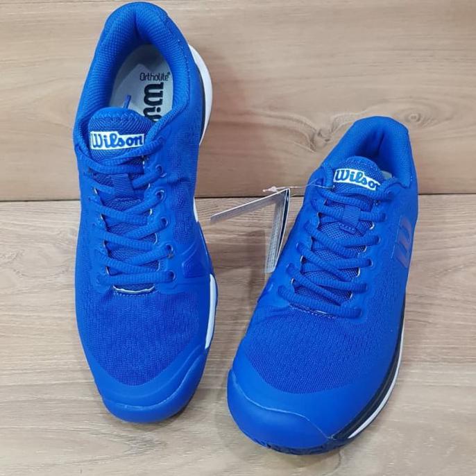 Sale Sepatu Tenis Pria Wilson Rush Pro 0.3 Original Bnib Free Kaoskaki - Biru, 40