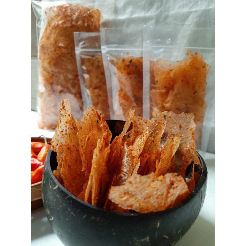 

Keripik Kaca Kripca Galau Pedas Merah Ukuran 200gram