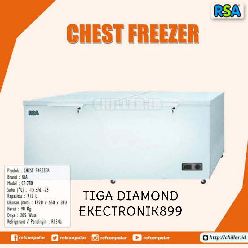 FREEZER RSA CF-750 FREEZER BOX 750 LITER