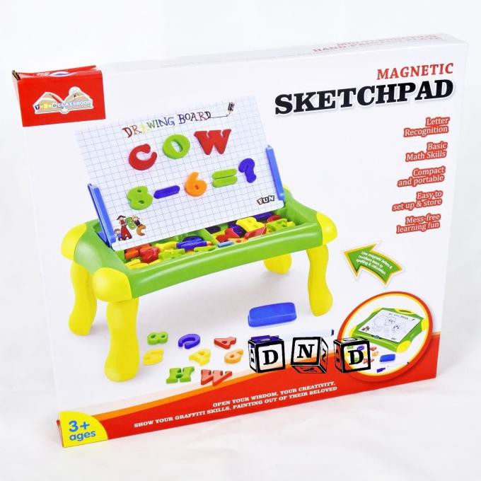 

Cuci Gudang Awal Tahun Mainan Anak Magnetic Sketchpad Board Papan Tulis Magnet 2 In 1 Big Sale