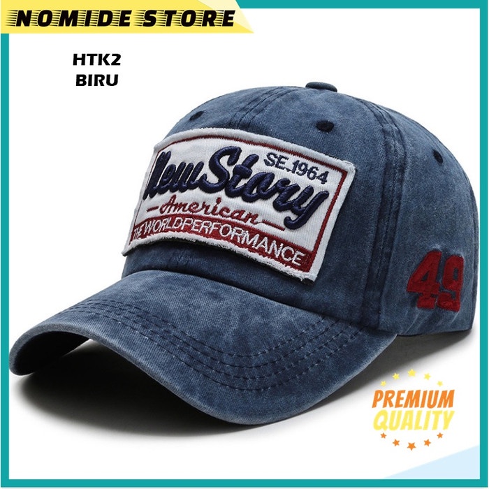 Topi Baseball Fashion Termurah Terbagus Terbaik Kekinian Unisex U4N0 Adjustable Fit High Quality Bor