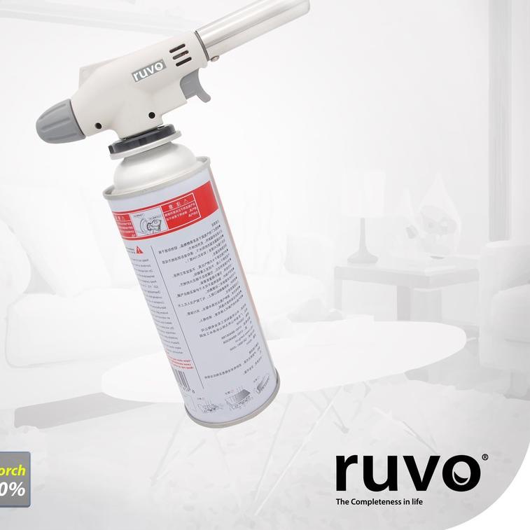 ➣ RUVO Portable Gas Torch / BBQ Blow Torch / Flame Gun / Alat Bakar BBQ Portable Gas Flow Blow ✫