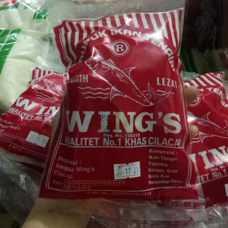 

KERUPUK TENGIRI WINGS 50 GRAM