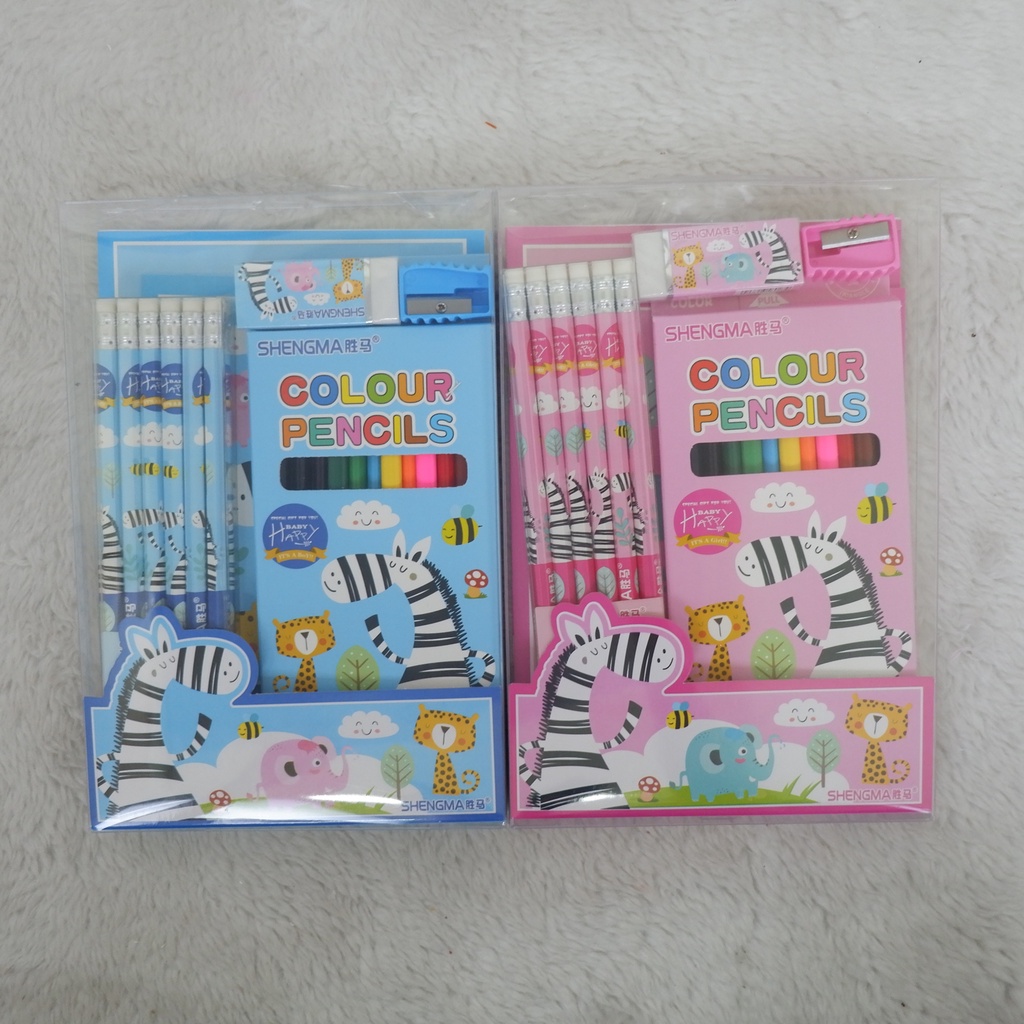 

STATIONERY SET #41171 Set Alat Tulis Anak Karakter Fancy Gambar Lucu