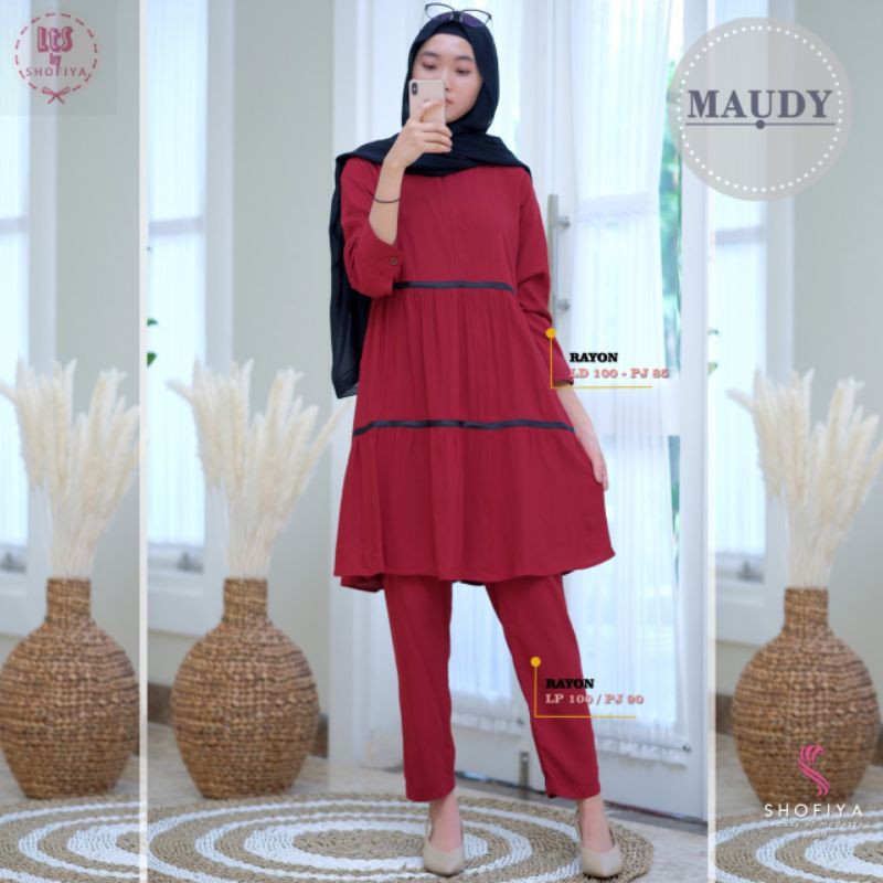 MAUDY SET ORIGINAL SHOFIYA (ATASAN + BAWAHAN)