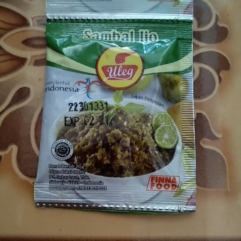 

sambal ijo uleg Finna food 20g