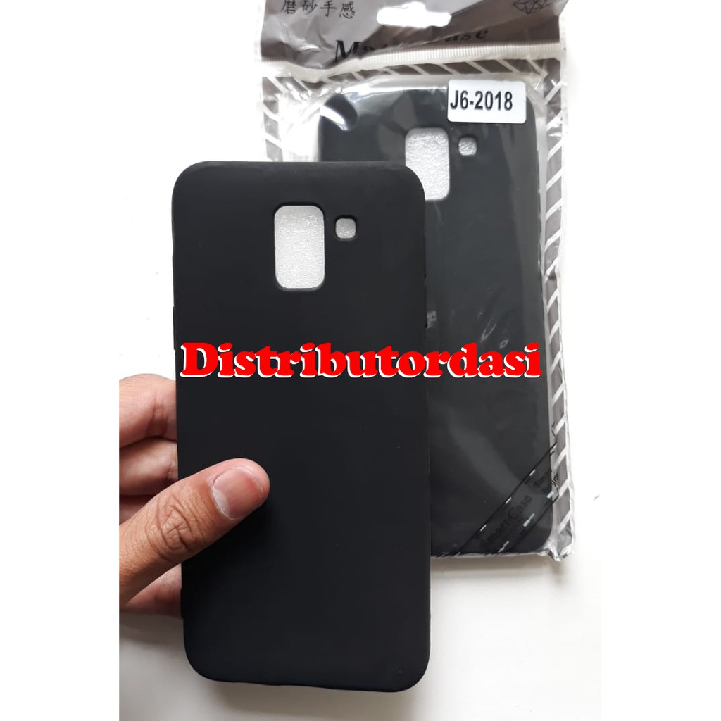 SOFTCASE CASE TPU SILIKON CASING KONDOM blackmatte case Samsung J6 2018 ready stok grosir