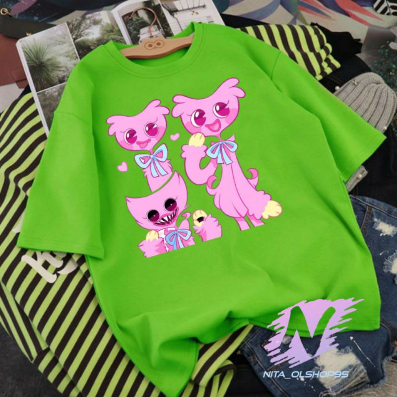 baju anak huggy wuggy kaos anak karakter lucu bahan premium