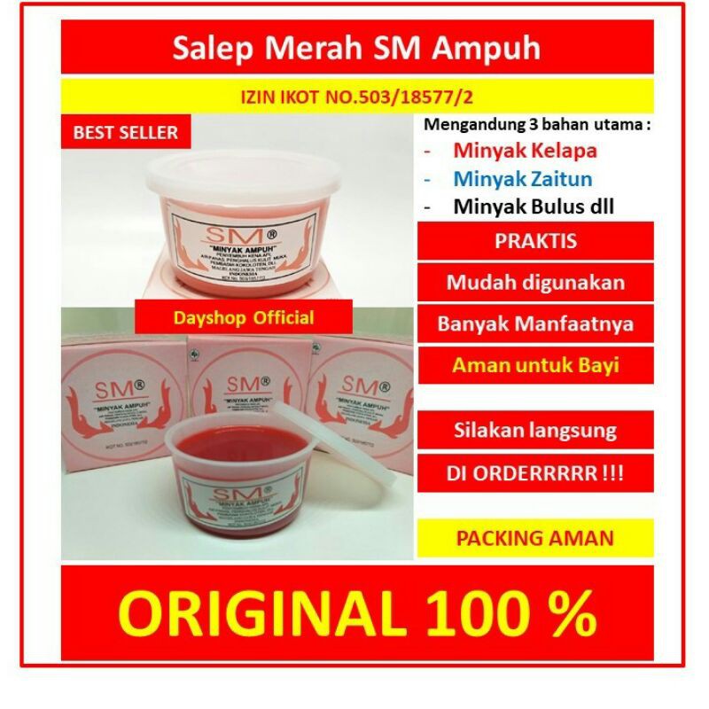 Salep Merah Krim Cream SM Minyak Ampuh Magelang