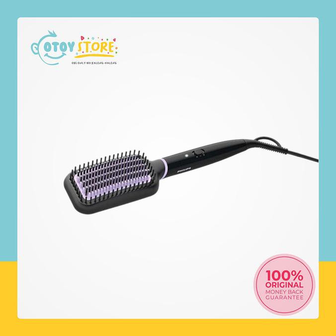 Philips Hair Straightening Heated Brush BHH880 / Sisir Pelurus Rambut AP104