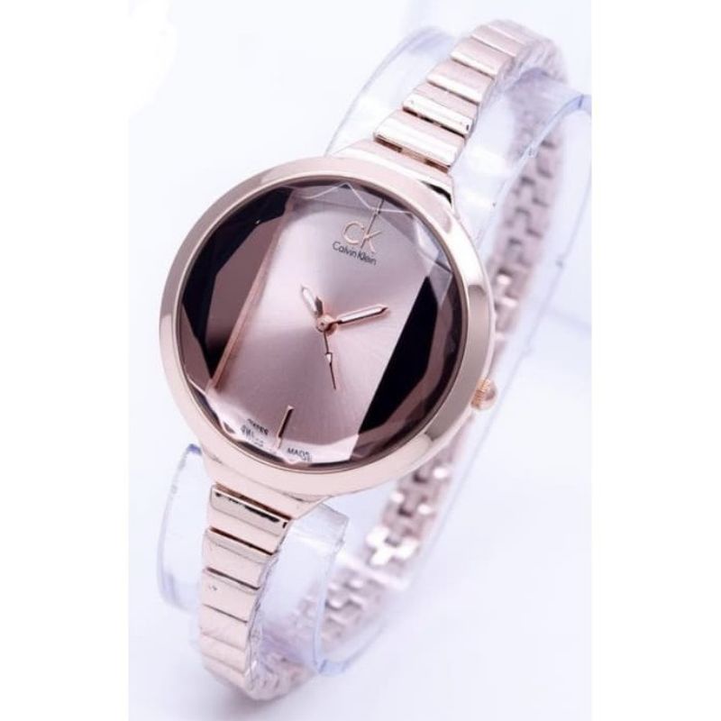 Jam Tangan Wanita Analog Free Baterai Rantai Belimbing Casual Couple Murah Premium Rantai