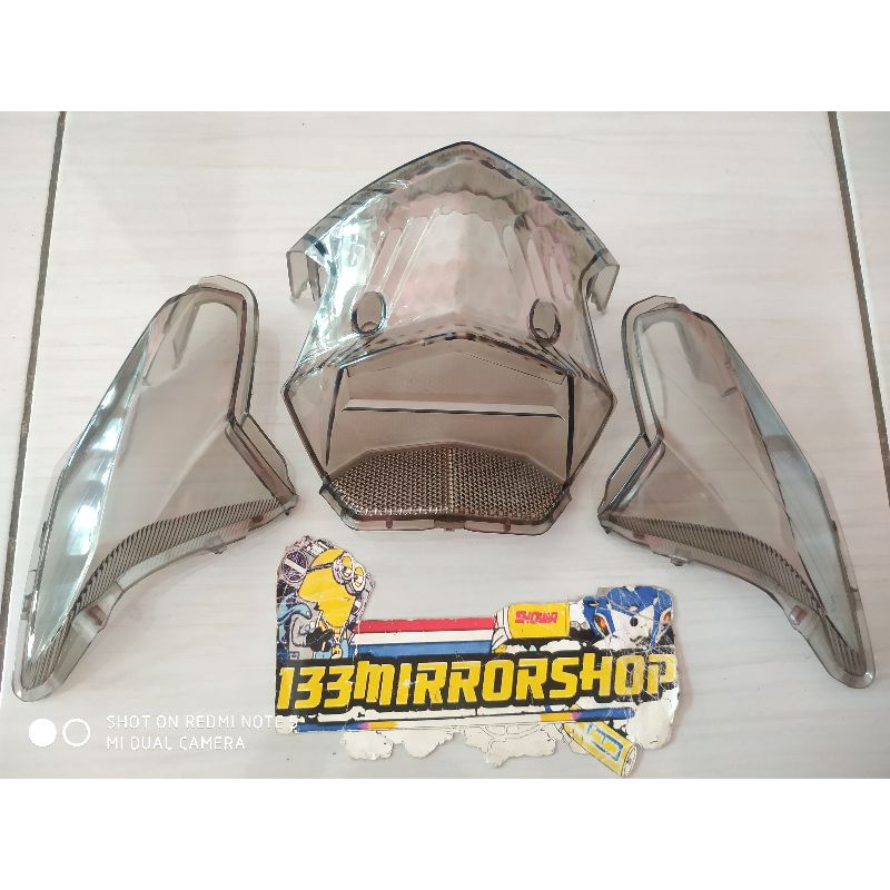 kaca mika lampu belakang Beat Fi smoke