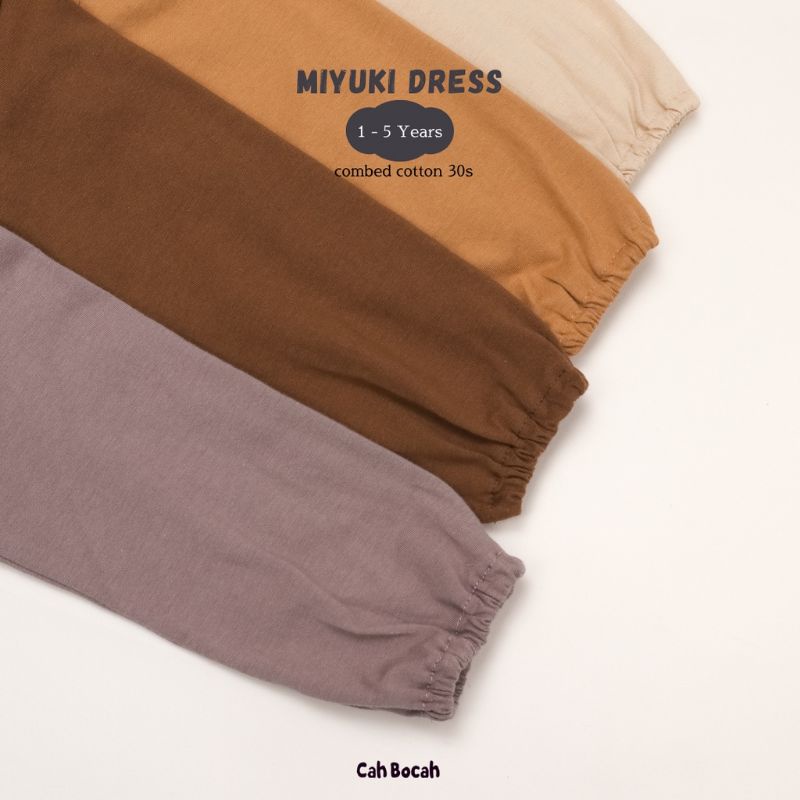 CAH BOCAH - MIYUKI DRESS CAH BOCAH - DRESS ANAK - BAJU ANAK - DRESS BAYI