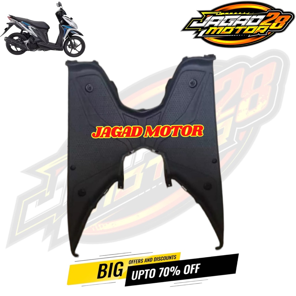 Step Floor Dek Pijakan Kaki Honda Vario Techno Tekno 125 Lama KZR / Bordes Dek Pijakan Kaki Vario Techno 125 PGM Fi 2012 2013 2014