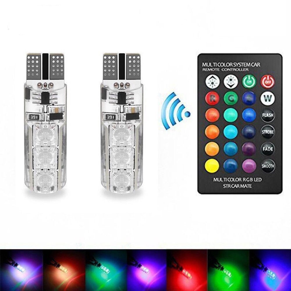 Lampu LED T10 Remote Wireless 12volt Lampu Kota Lampu Senja Lampu Sein