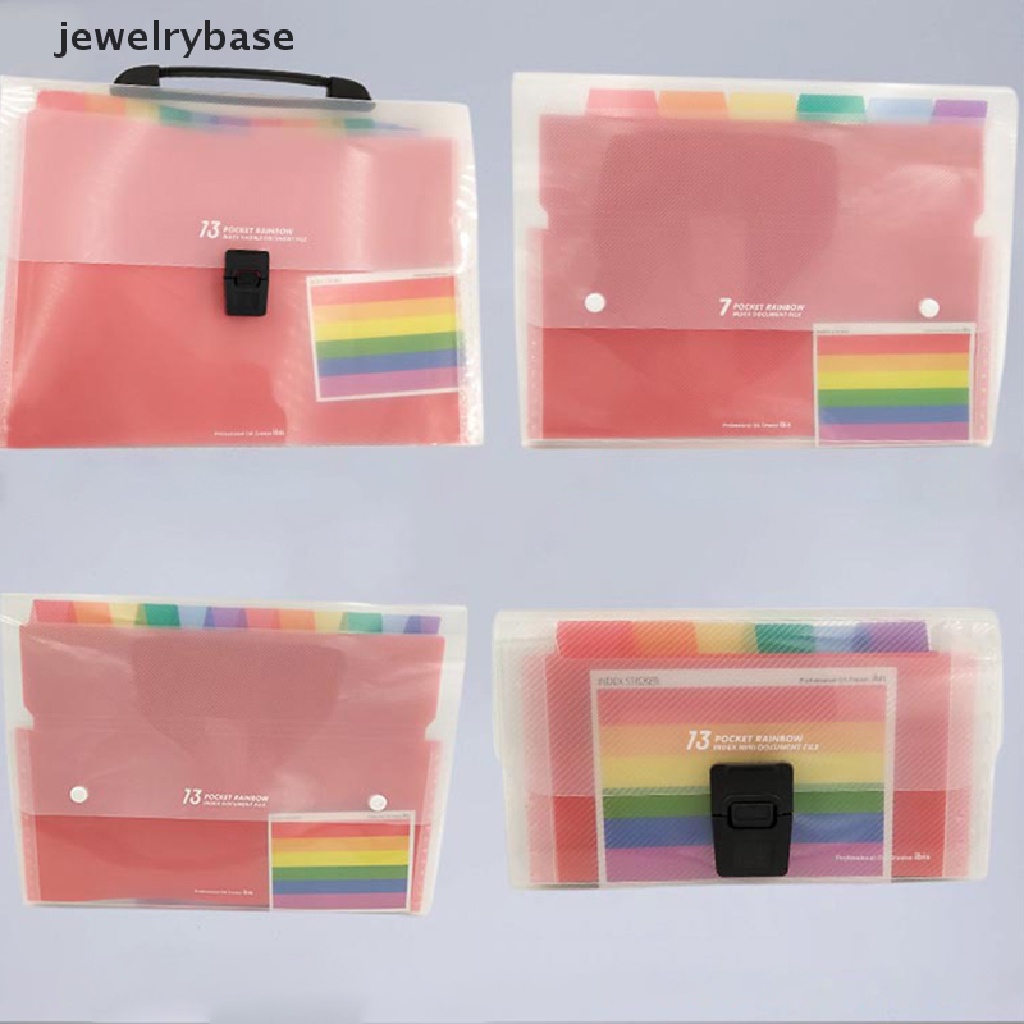 (jewelrybase) File Holder Bon / File Organizer Portable 13 Slot Ukuran A6