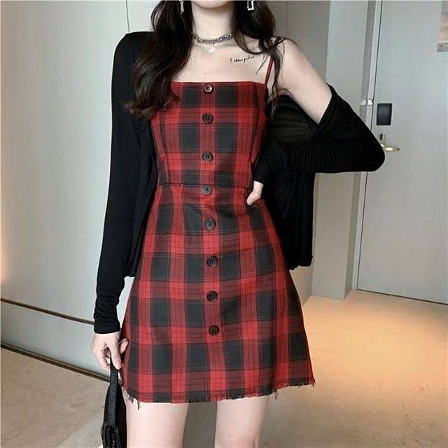 bodycon tartan dress