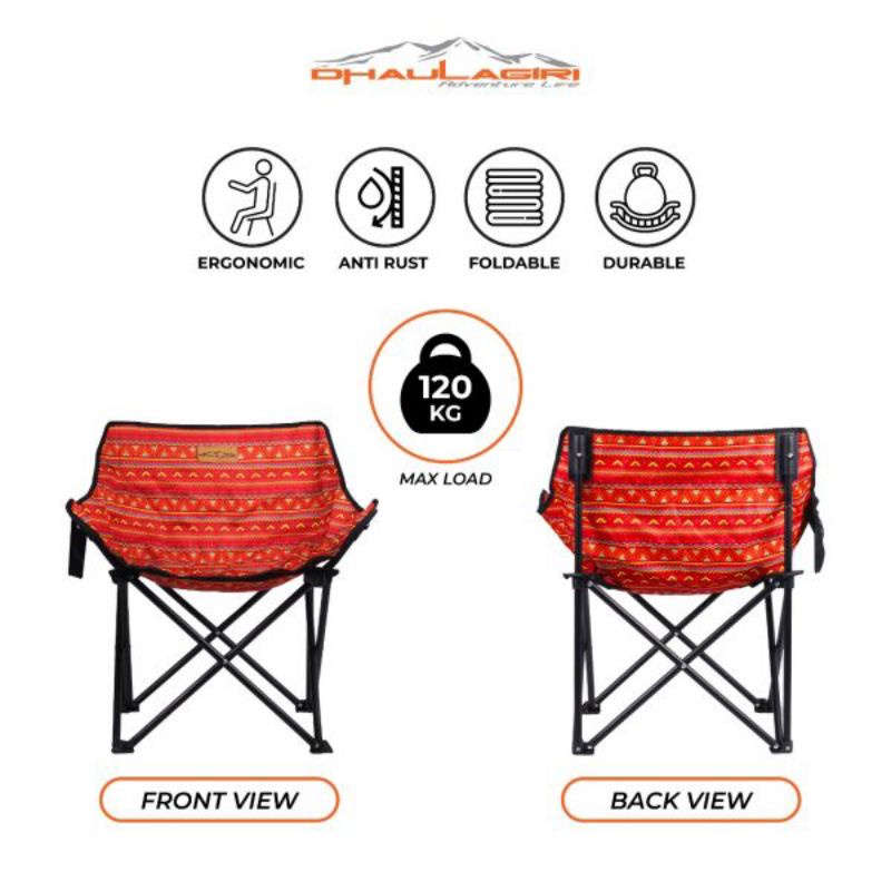 Folding Chair 600 Etchnic Dhaulagiri - Kursi Lipat Camping Outdoor