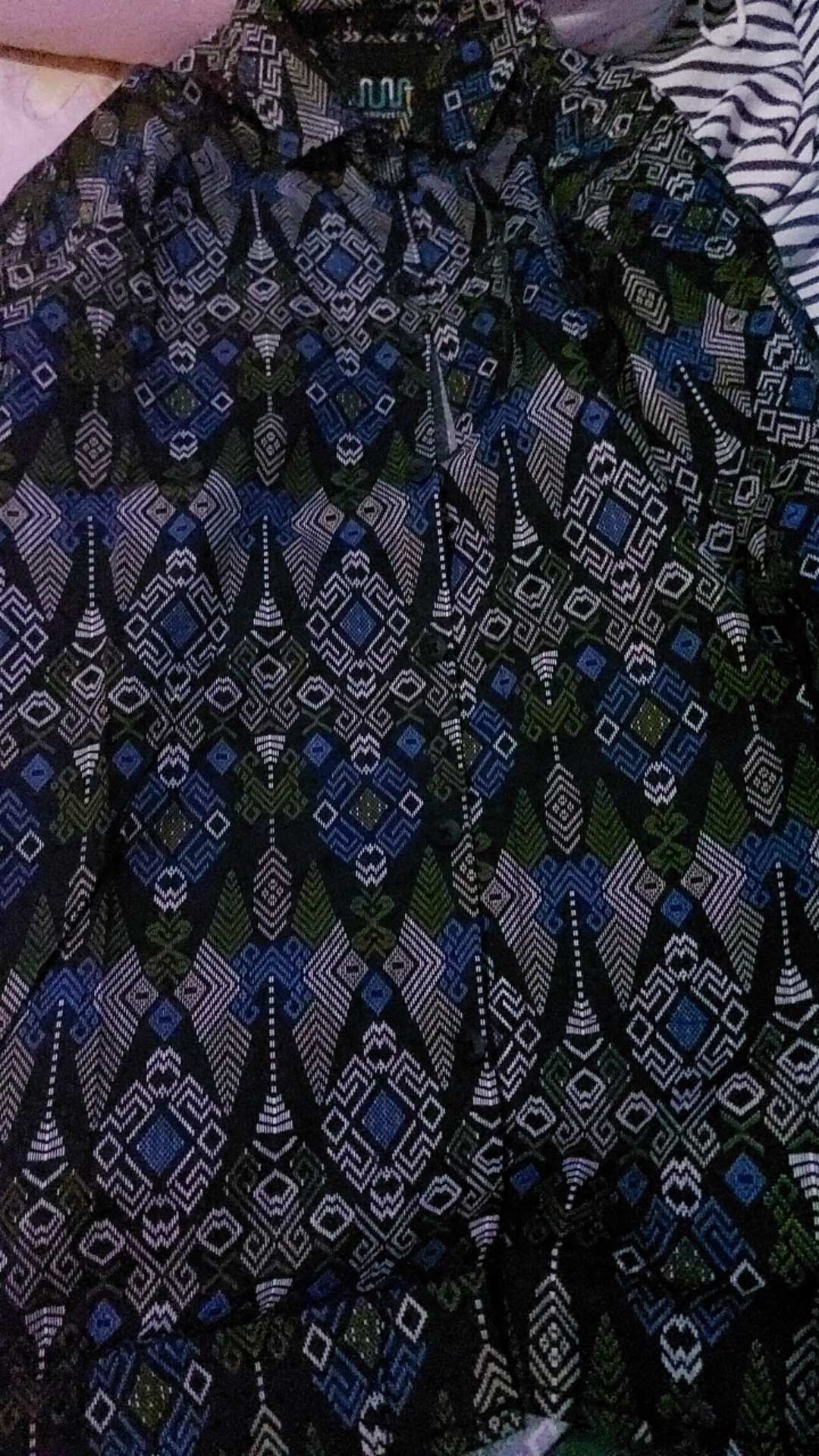 New Arrival Distro Batik Pria Bordir Sogan Hrb026 Batikaf Notoarto Batik Ipnu-ipnu Hem Pria Bel