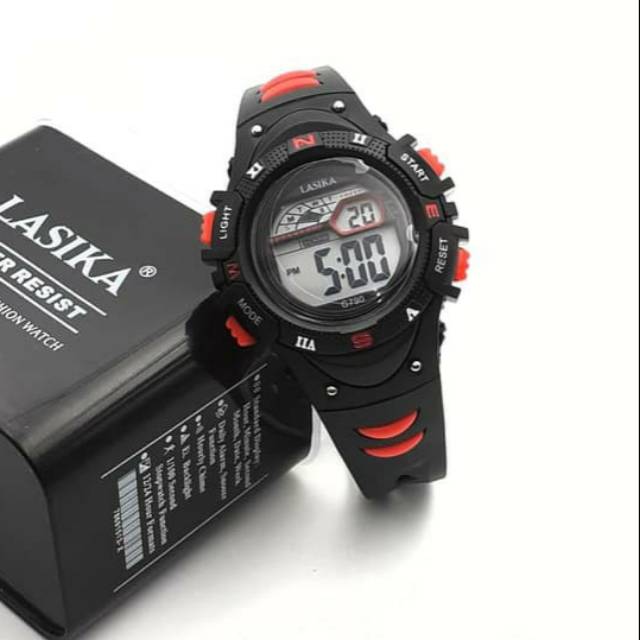 JAM TANGAN ANAK ABG LASIKA ORIGINAL WATER RESIST DIGITAL LED