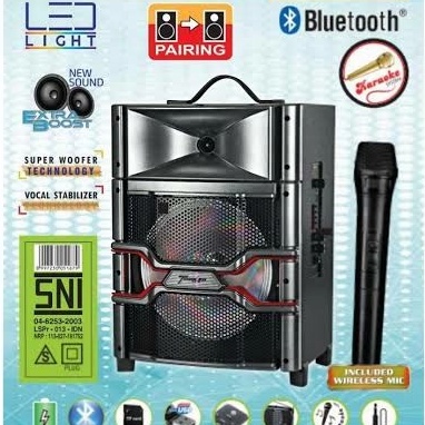 speaker gmc teckyo 779c bluetooth mic wireless