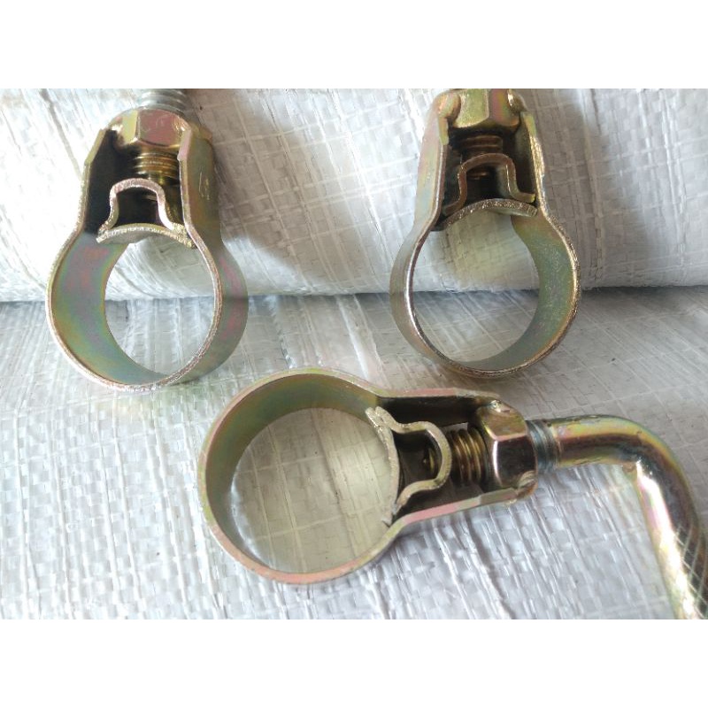 klem / clamp besi pipa sawit