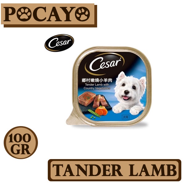 Cesar Tander Lamb Vege 100gr