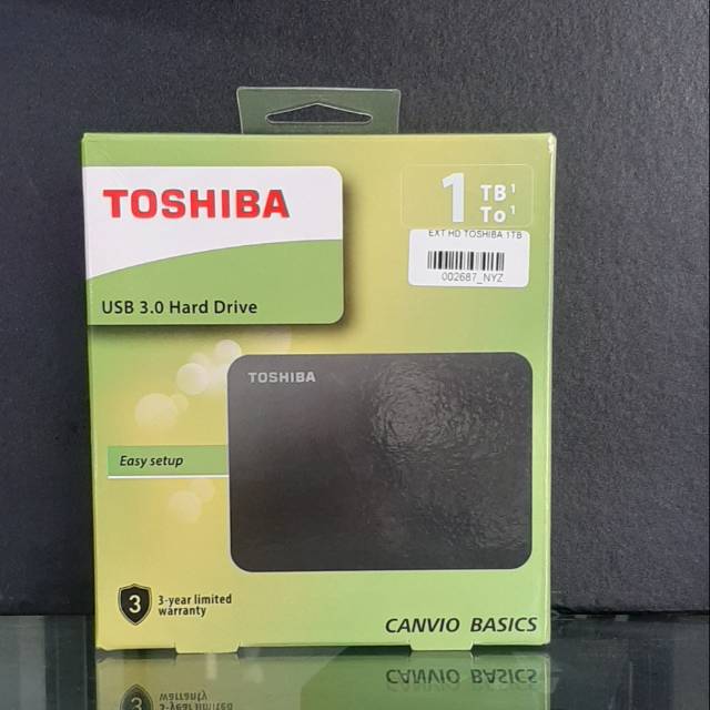 HDD external toshiba 1TB ORIGINAL