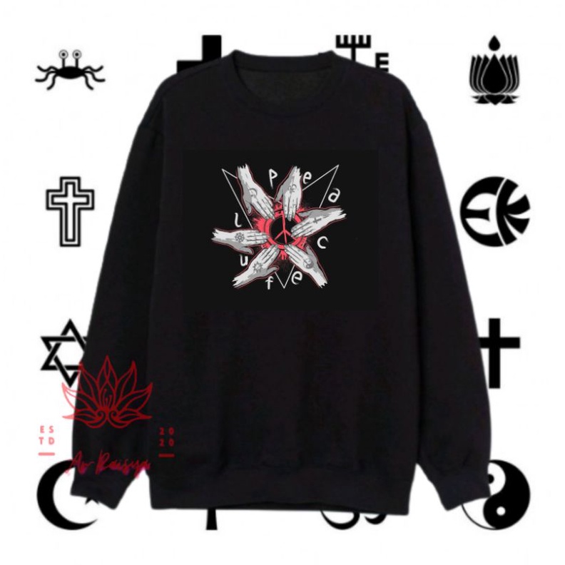 crewneck pluralisme/sweater pluralisme/Crewneck toleransi antar agama/seater tolransi antar agama/sw