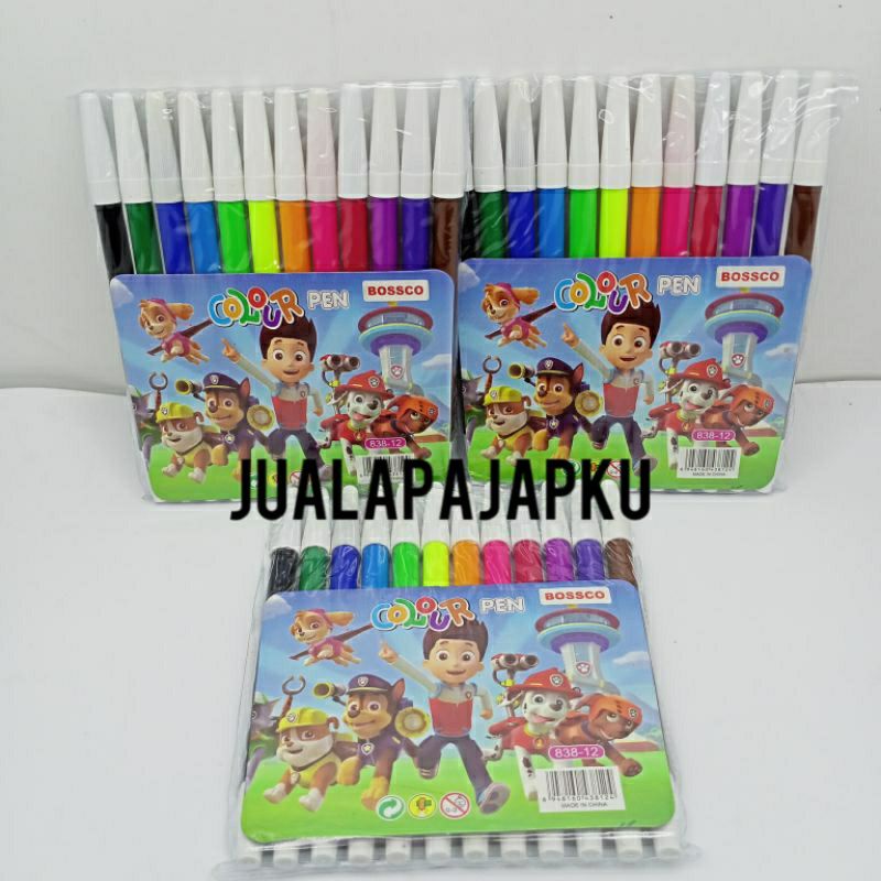 

Spidol Warna Warni Besar Isi 12 Warna