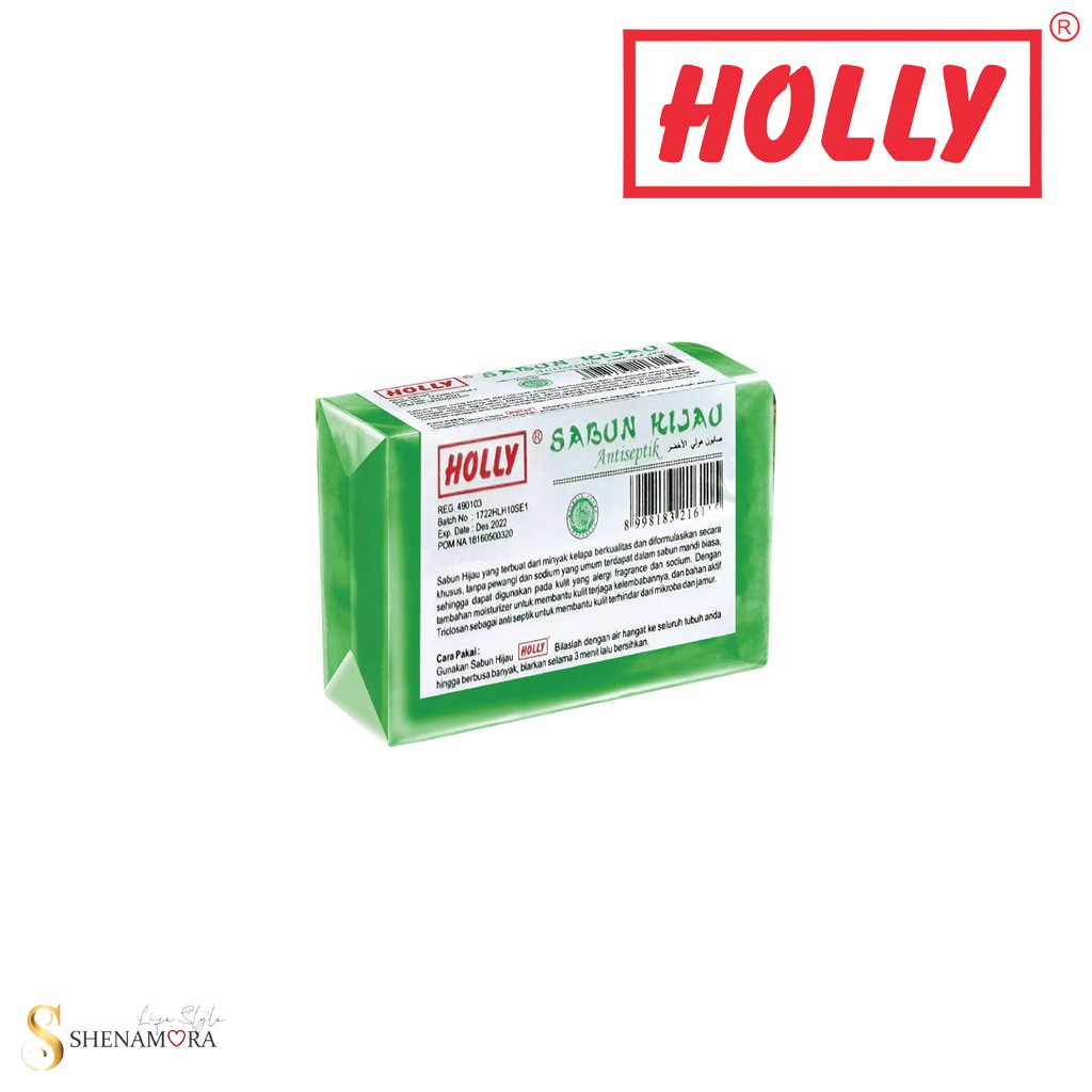 Holly Sabun Hijau Antiseptik 80 Gram