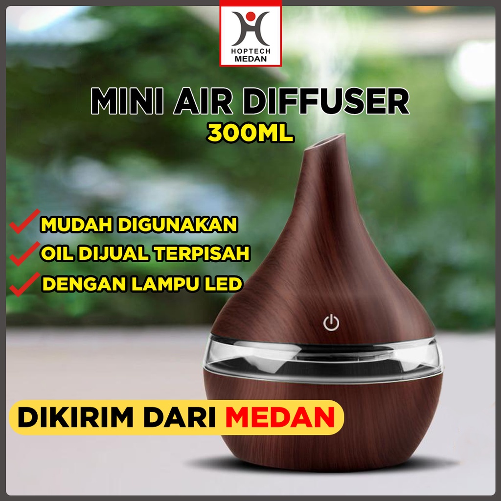 Humidifier diffuser aromaterapi Air Purifier Drop 300ML || Pengharum Ruangan &amp; Aromaterapi