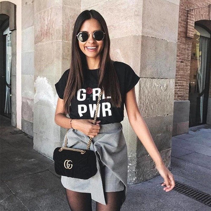 Kaos/ Tshirt Tumbler / tumblr Girl power / girl pwr