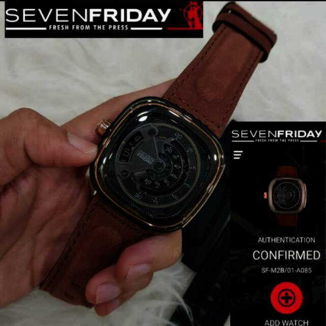 Jam tangan pria analog Seven Friday SF M2B/01 0993