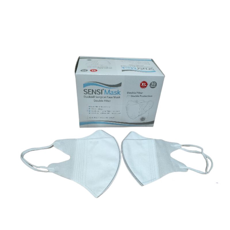 masker sensi duckbill 1 kotak isi 50 pcs