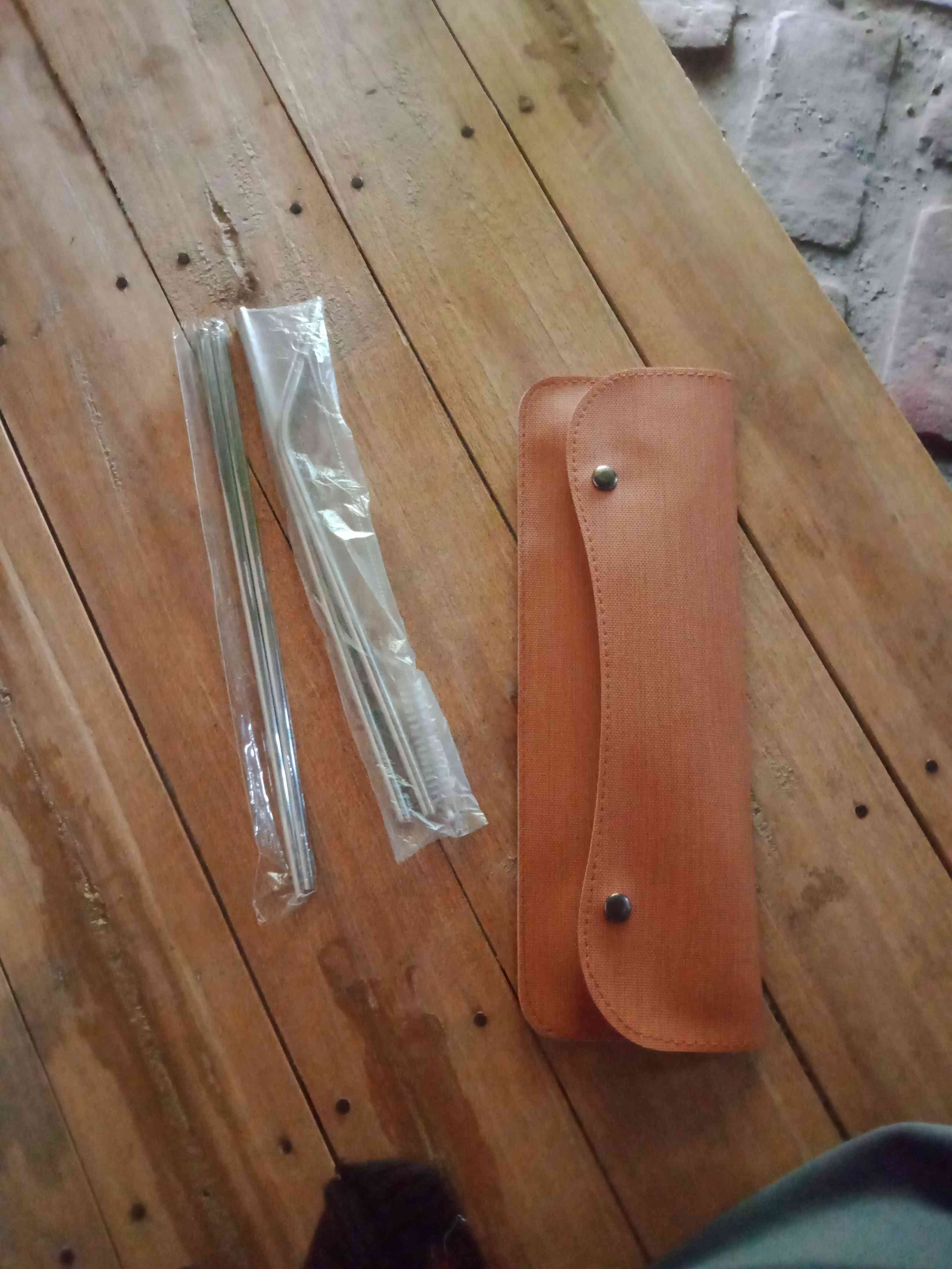 Sedotan Stainless Souvenir Pouch Komplit