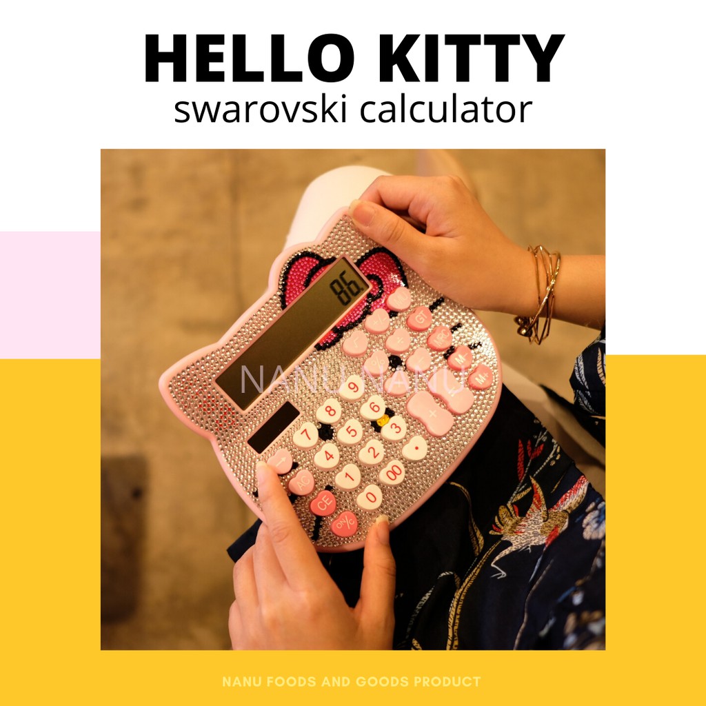 

KALKULATOR SWAROSKI HELLO KITTY - LED DISPLAY SOLAR BATTERY
