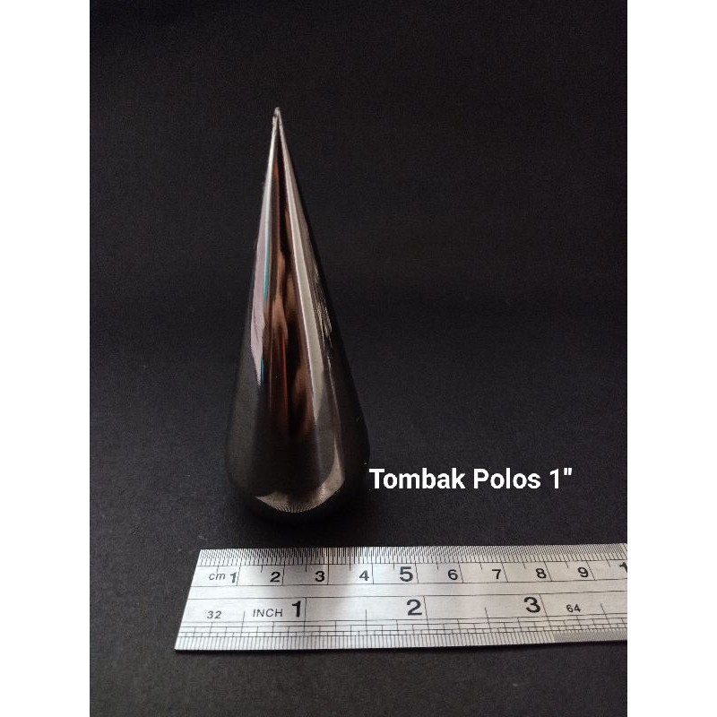

tombak polos 1" stainless steel