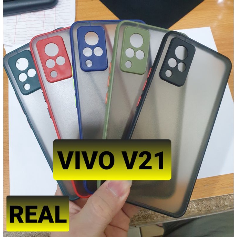 VIVO V21 - CASE DOVE + RING KAMERA - MY CHOICE VIVO - TEMPERED GLASS KAMERA VIVO V21