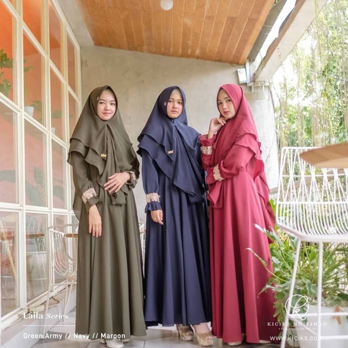 Laila Series Gamis Only by Kiciks Muslimah