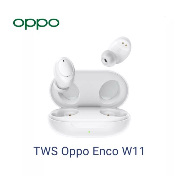 Oppo Enco W11 TWS Headset Bluetooth BT Earphone tanpa Kabel garansi resmi