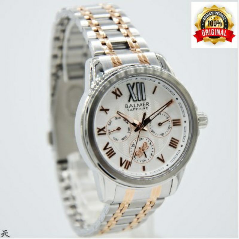 jam tangan wanita balmer B.7976 Original sapphire glass