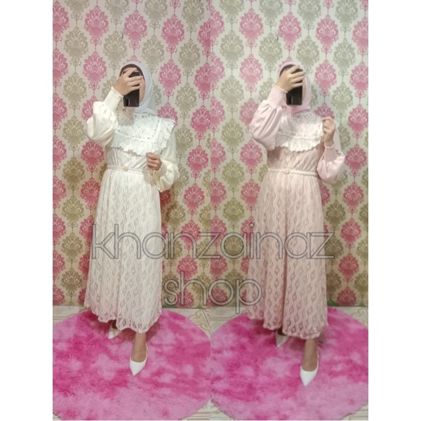 gamis mewah brukat ORI by VNS