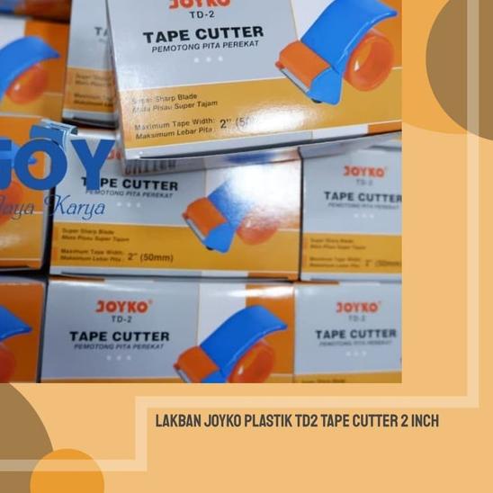 

✰ Dispenser Lakban Joyko Plastik TD2 Tape Cutter 2inch ☼